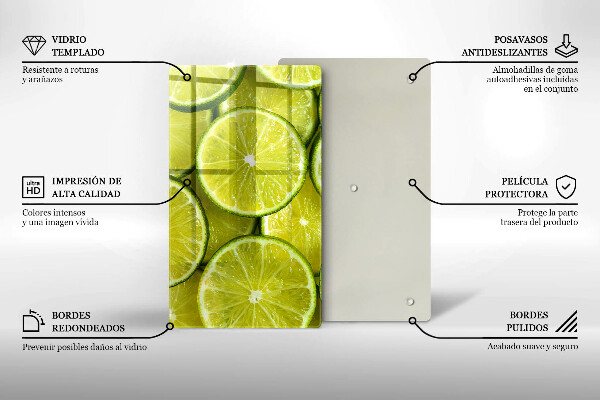 Cubre encimera Rodajas de lima