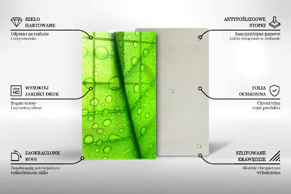 Cubre encimera Primer plano de una hoja