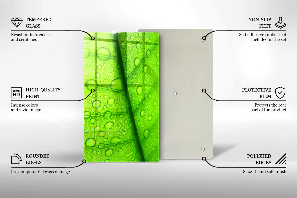 Cubre encimera Primer plano de una hoja