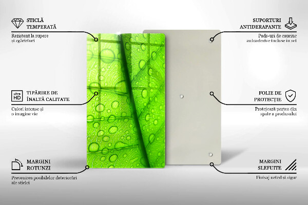 Cubre encimera Primer plano de una hoja