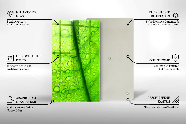 Cubre encimera Primer plano de una hoja