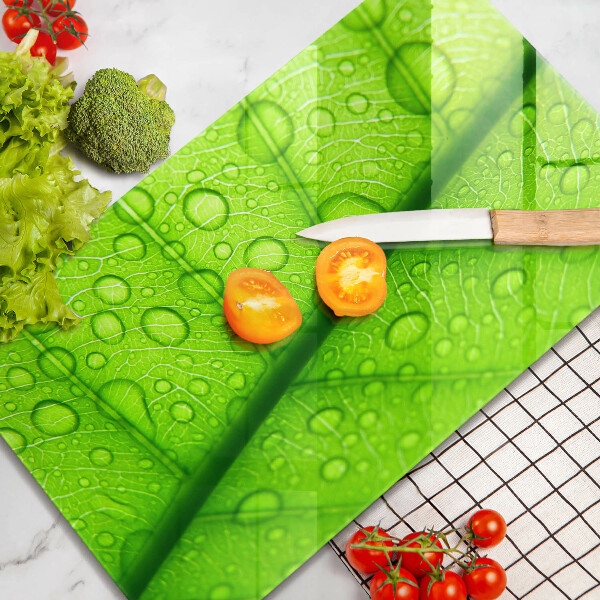 Cubre encimera Primer plano de una hoja