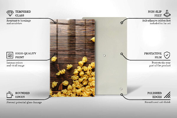 Cubre encimera Pasta en la mesa