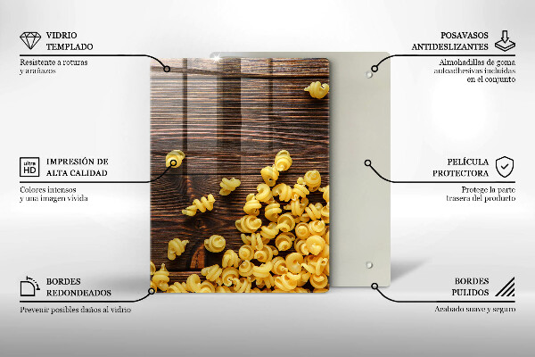 Cubre encimera Pasta en la mesa