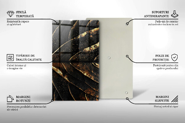 Cubre encimera Hoja de oro