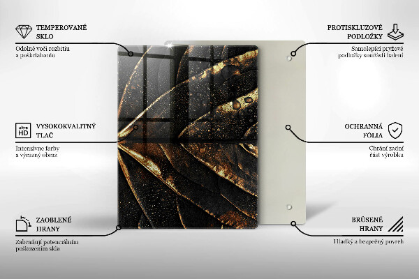 Cubre encimera Hoja de oro