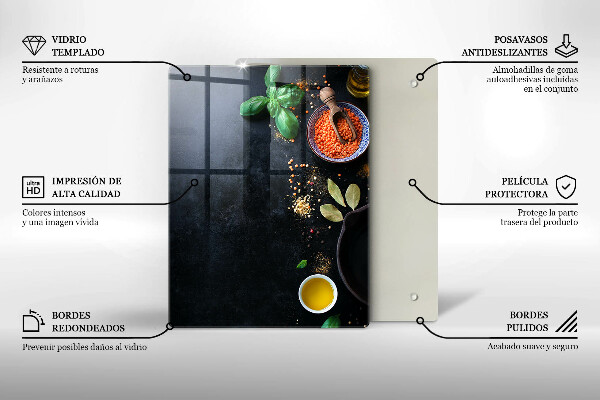 Cubre encimera Tazones de especias