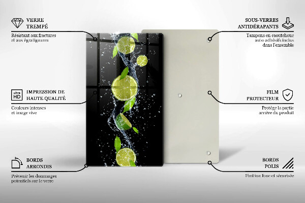 Cubre encimera Limas jugosas en agua