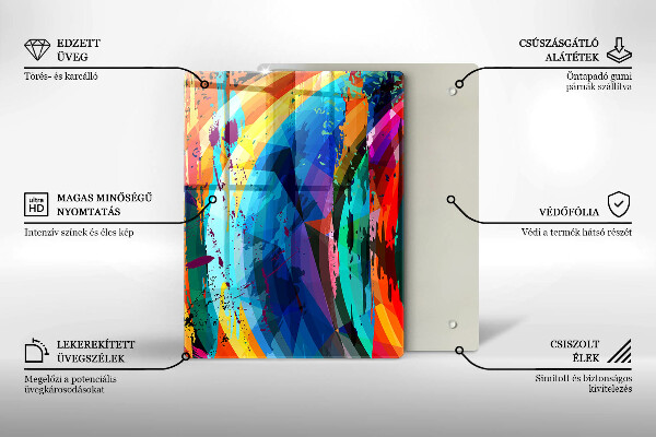 Cubre encimera Manchas de pintura coloridas