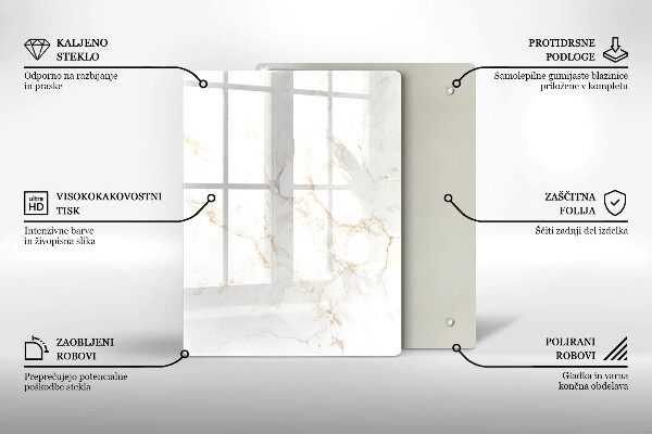 Cubre encimera Piedra de mármol elegante