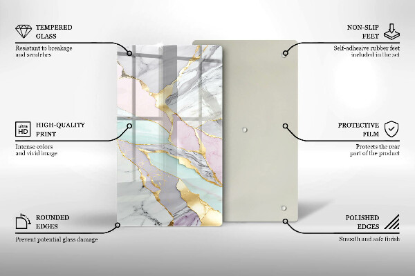 Cubre encimera Mármol pastel