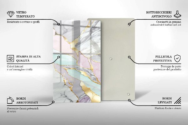 Cubre encimera Mármol pastel