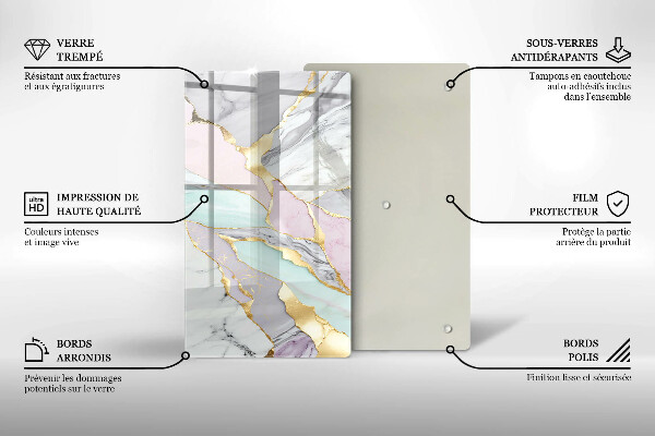 Cubre encimera Mármol pastel