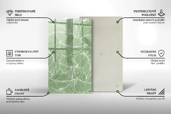 Cubre encimera Hojas lineales