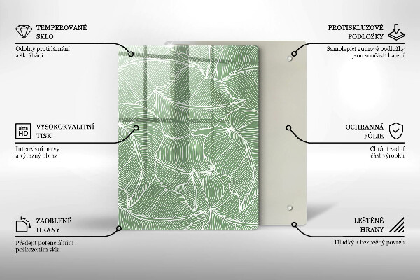 Cubre encimera Hojas lineales