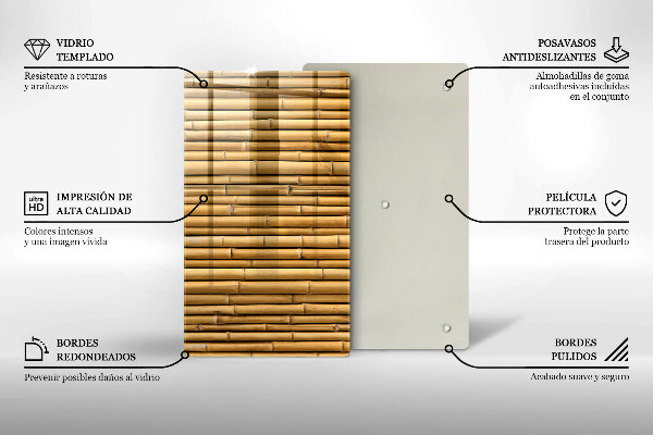 Cubre encimera Naturaleza boho bambú