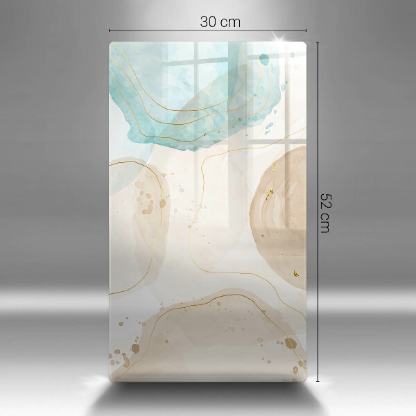 Cubre encimera Manchas boho y oro.