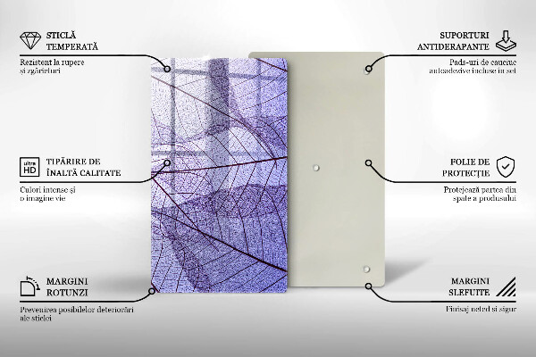 Cubre encimera Hojas con venas