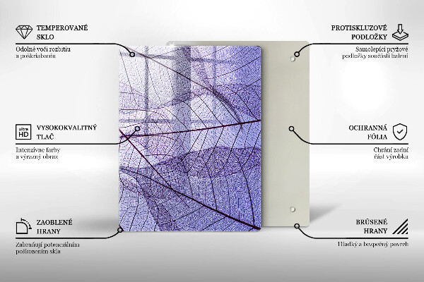 Cubre encimera Hojas con venas