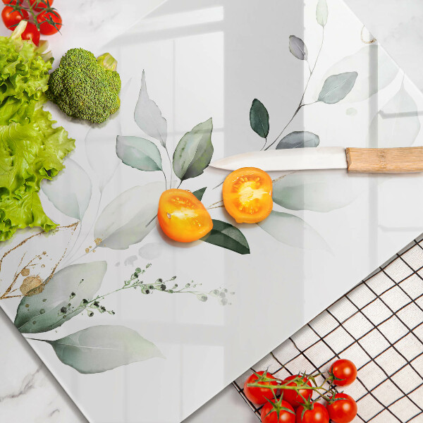 Cubre encimera Hojas de acuarela