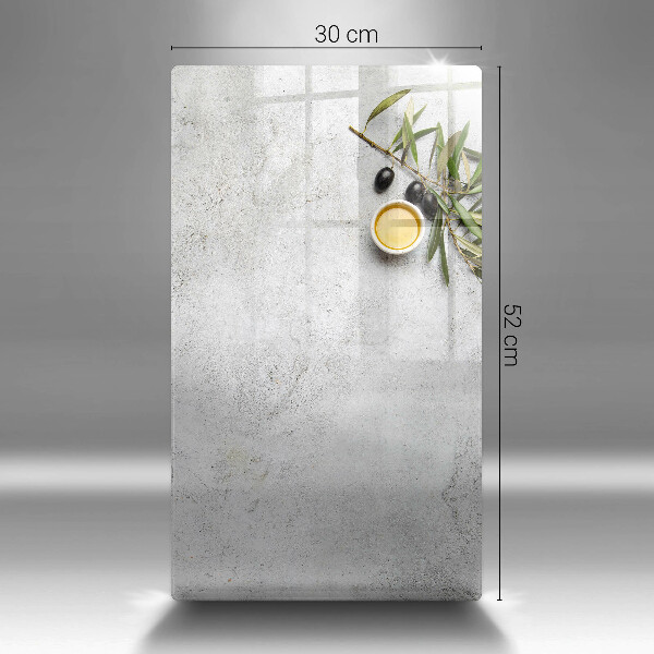 Cubre encimera Aceitunas sobre hormigón