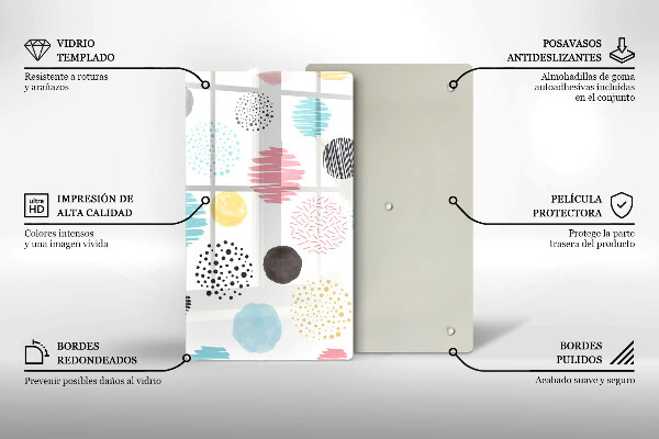 Cubre encimera Formas pintadas