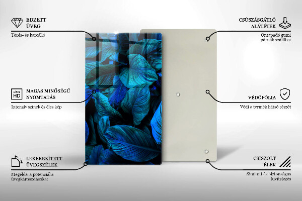 Cubre encimera Hojas de vegetación de la selva.