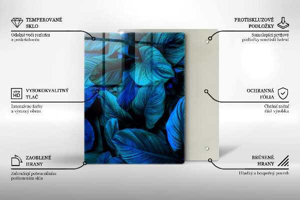 Cubre encimera Hojas de vegetación de la selva.