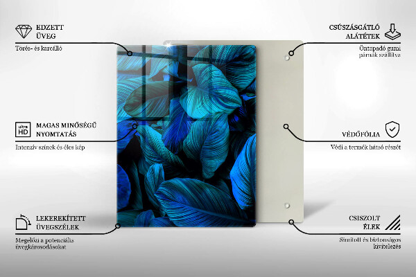 Cubre encimera Hojas de vegetación de la selva.