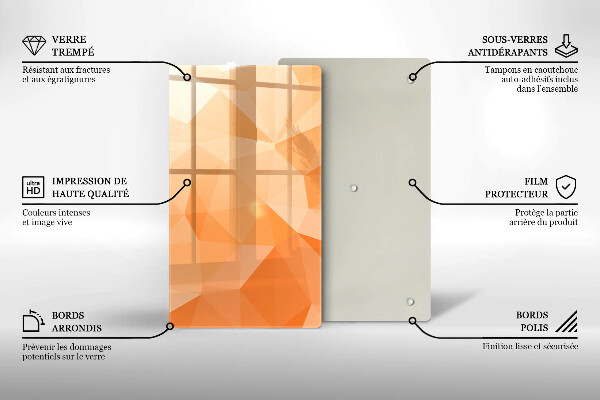 Cubre encimera Fondo geométrico