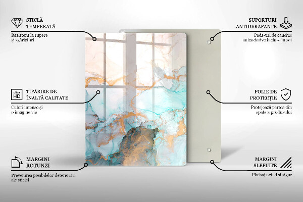 Cubre encimera Abstracción de mármol