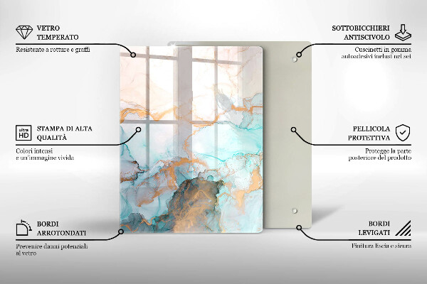 Cubre encimera Abstracción de mármol