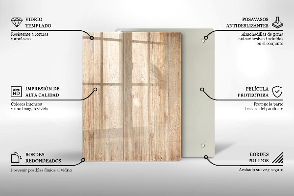 Cubre encimera Tablones de madera