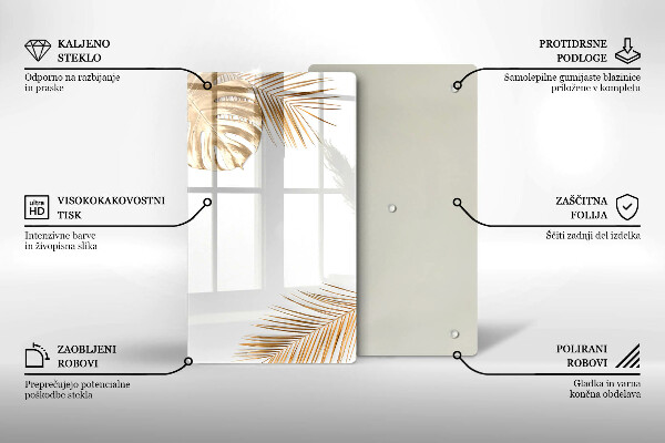 Cubre encimera Hojas doradas