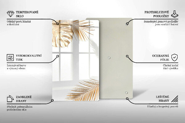 Cubre encimera Hojas doradas