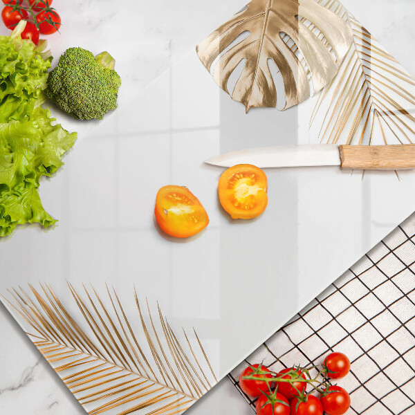 Cubre encimera Hojas doradas