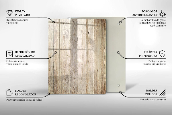 Cubre encimera Tablones de madera