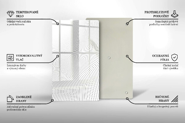 Cubre encimera Patrón de líneas modernas