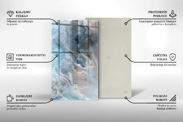 Cubre encimera Textura de mármol