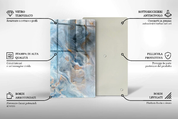 Cubre encimera Textura de mármol