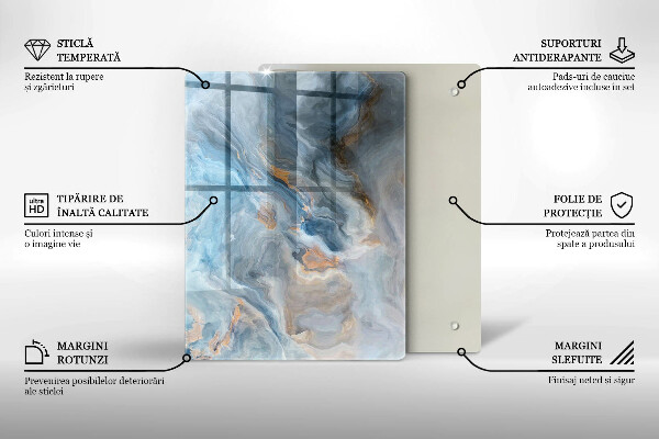 Cubre encimera Textura de mármol