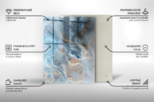 Cubre encimera Textura de mármol