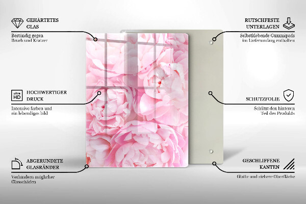 Cubre encimera Peonías delicadas