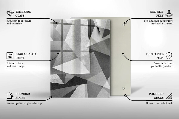 Cubre encimera Abstracción nítida concreta