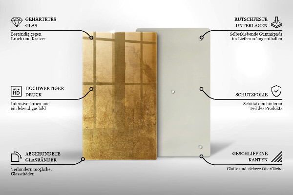 Cubre encimera Fondo de textura dorada