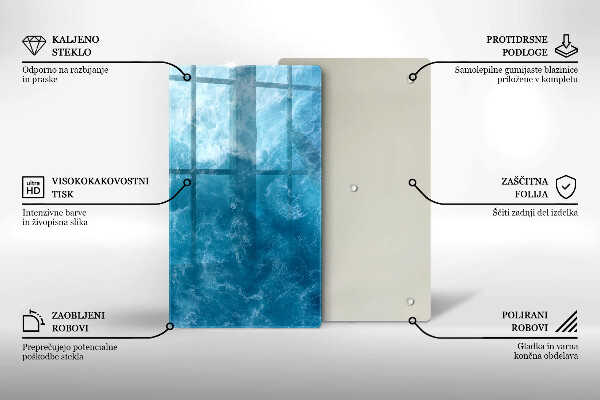 Cubre encimera Agua azul