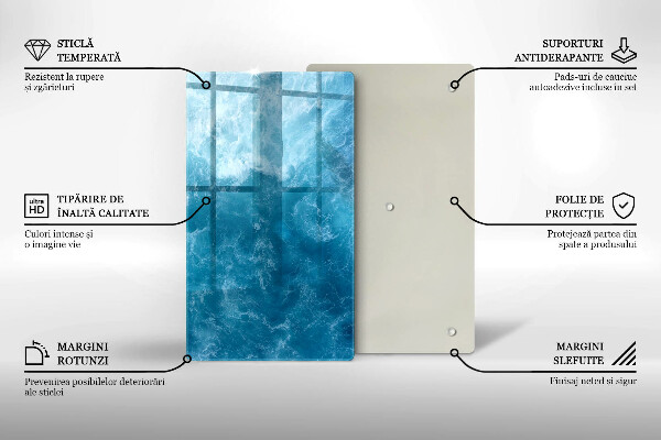 Cubre encimera Agua azul