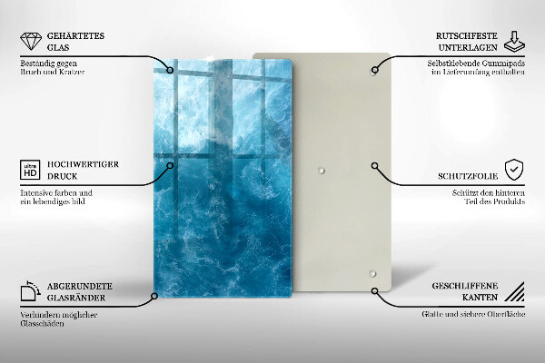 Cubre encimera Agua azul