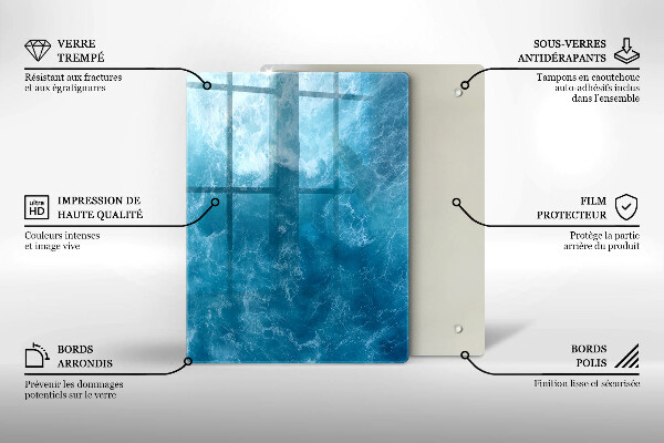 Cubre encimera Agua azul