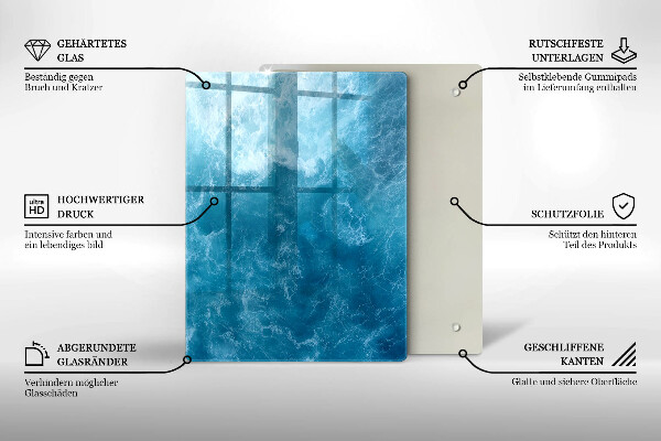 Cubre encimera Agua azul